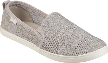 Sanuk Brook Knit Women's Slip On Grey or Black Shoes