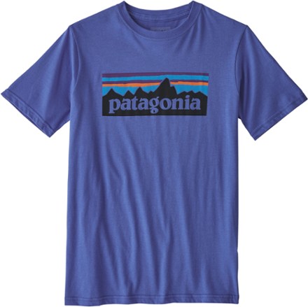 Patagonia P-6 Logo Organic T-Shirt - Boys