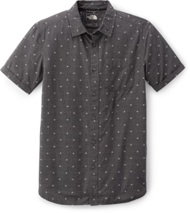 North face button store down short sleeve