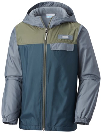 columbia mountain side lined windbreaker