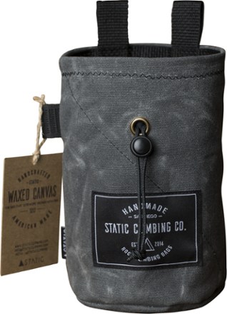 STATIC Waxed Canvas Chalk Bag