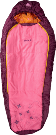 Woobie 30 Sleeping Bag Kids Hot Pink Regular Right Zip