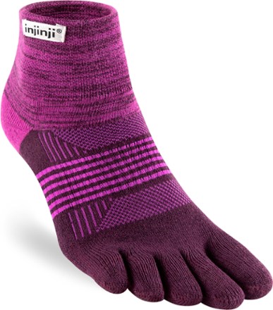 Injinji Women's Trail Midweight Mini-Crew Socks