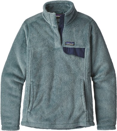 Patagonia Re-Tool Snap-T Fleece Pullover Tailored Gray Shock Pink