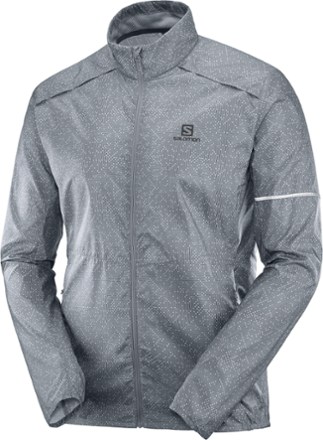 salomon men's agile wind jacket