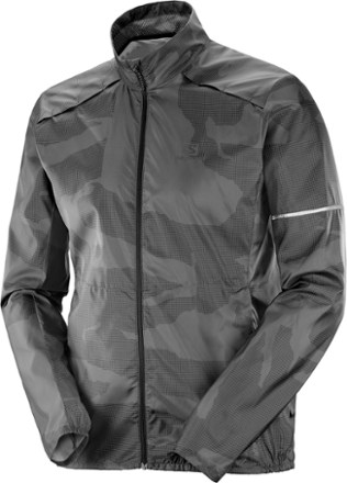 salomon men's agile wind jacket