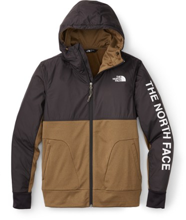 north face train n logo full zip hooded jacket