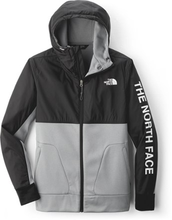 men's train n logo full zip hoodie