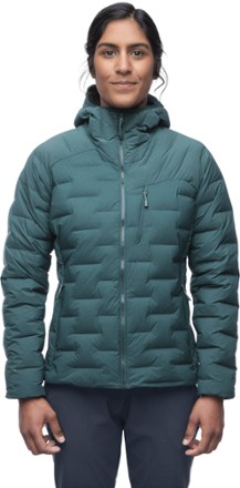 Mountain hardwear stretchdown 2025 hooded jacket blue spruce