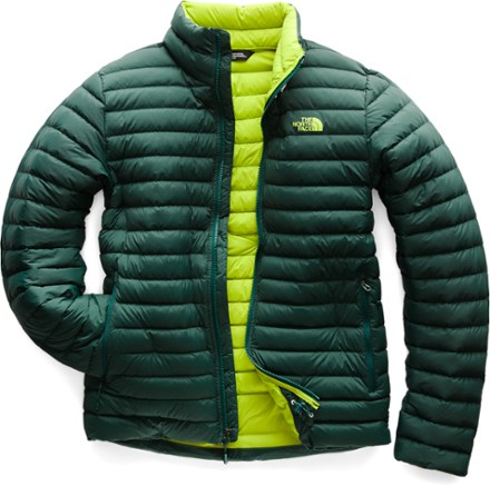 north face green down jacket