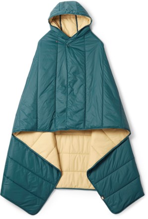 Camping Wearable Quilt Blanket With Hood