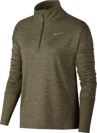 Nike khaki best sale half zip