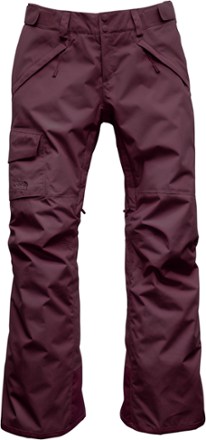 red north face ski pants