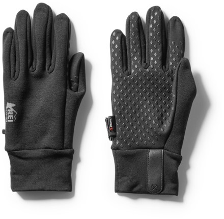 polartec fingerless gloves