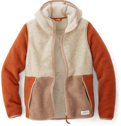 Sherpa store hoodie women