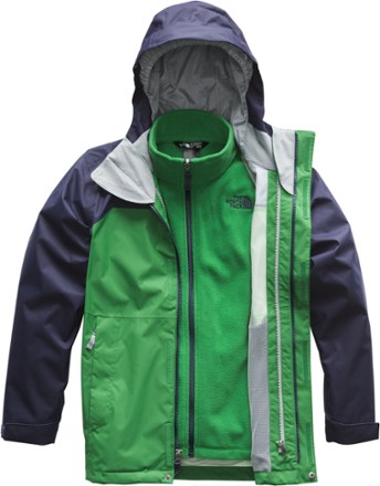 The north face big boys vortex on sale hooded triclimate jacket