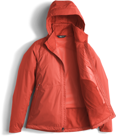 The north face outlet resolve plus rain jacket