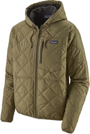 Patagonia men's diamond quilted bomber hoody industrial green new arrivals