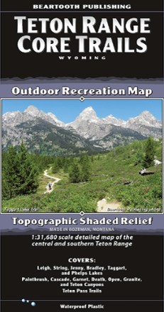 Teton Range Core Trails Map