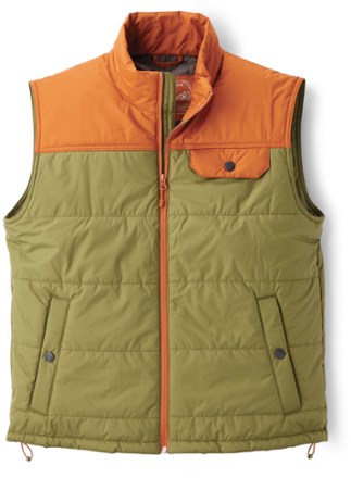 united by blue bison puffer vest