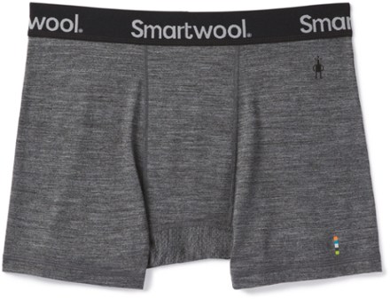 Smartwool Merino 150 Boxer Brief Light Gray Heather Stripe MD