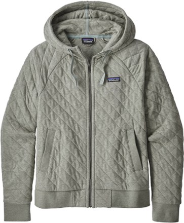 Organic cotton cheap quilt hoody