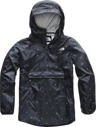 The North Face Cyclone Zip-Up All Over Print Wind Hoodie in Black and White