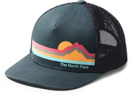 north face flat brim hat