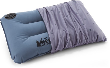 Inflatable shop camp pillow