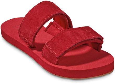 womens suede cayucas slide