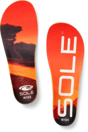 Below is the newest version of SOLE Performance Medium Wide Insoles