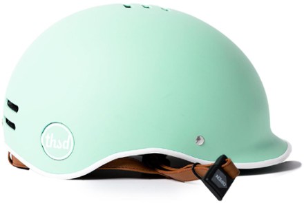 mint green cycle helmet