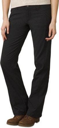 PRANA HALLENA PANTS BLACK HIKING ATHLETIC TROUSER UTILITY POCKETS