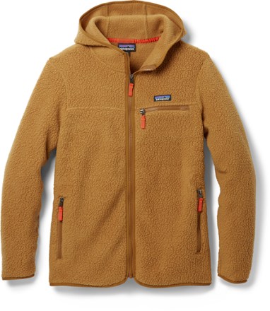 Patagonia retro pile shearling fleece hot sale hooded jacket