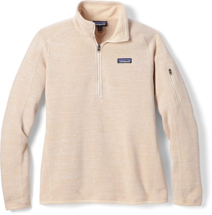 Patagonia cream outlet quarter zip