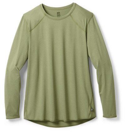 REI Co-op Women's Lightweight Base Layer Long-Sleeve Crew Top Plus Sizes