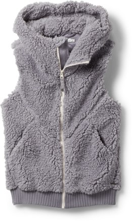 womens fleece vest with hood