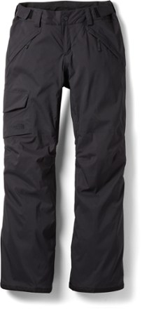 north face black snow pants