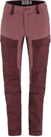 Fjällräven Keb Trousers Curved Women's Dark Garnet-Plum 38 Short