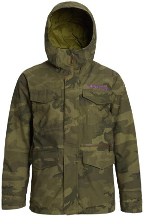 BURTON COVERT JACKET WORN CAMO giacca da snowboard uomo – Noch Shop