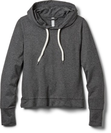 Vuori Halo Performance Zip Front Hoodie in Pink