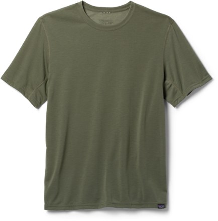 Patagonia Men Cap Cool Merino Shirt MD Gather Green