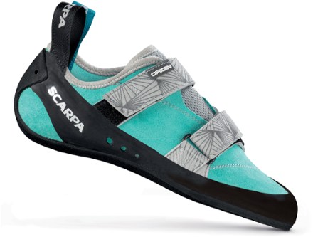 Scarpa - Women's Instinct VS - Climbing shoes - Black / Aqua | 35 (EU)