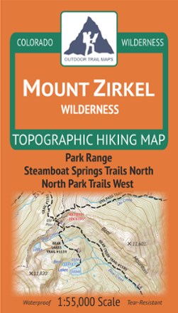 Outdoor Trail Maps Mount Zirkel Wilderness Map | REI Co-op