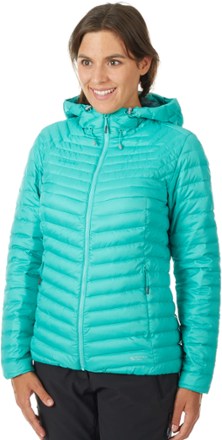 womens down hooded jacket