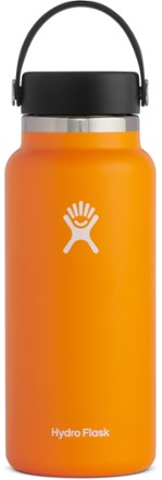 Hydro Flask 32 oz Double Wall Vacuum Insulated Stainless Steel Sports Water  Bottle, Wide Mouth with BPA Free Straw Lid, Raspberry 