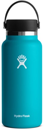 Hydro Flask 32 oz Double Wall Vacuum Insulated Stainless Steel Sports Water  Bottle, Wide Mouth with BPA Free Straw Lid, Raspberry 