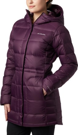 columbia down long coat