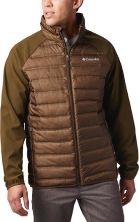 columbia hybrid down jacket