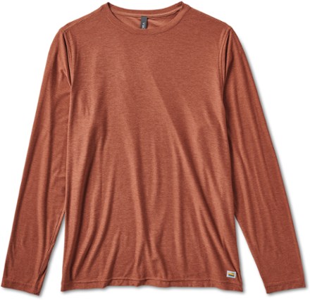 Vitality Kinetic Long Sleeve Tee - Men's Brown Heathered Long Sleeve